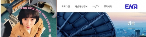 KT 그룹의 계열사 skyTV가 운영하는 신생 종합방송사 ENA가 제작한 한국 드라마 '이상한 변호사 우영우''는 넷플릭스에서 4억 시간의 시청 시간을 기록했다.(사진=ENA홈페이지)